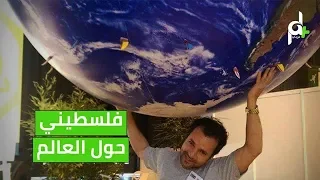 شاهد أول فلسطيني يشارك في سباق المراكب الشراعية الخطرة دندنها