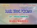 Download Lagu SAJABU SIRANG PODOMAN ll KARAOKE BATAK ll SORITUA MANURUNG ll NADA WANITA CIS=DO