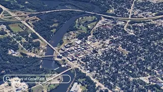 The history of Cedar Falls Iowa