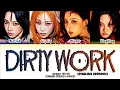 AESPA DIRTY WORK (ENGLISH VERSION) Lyrics (Color Coded Lyrics)