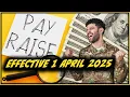 Another Military pay raise Effective April 1st 2025