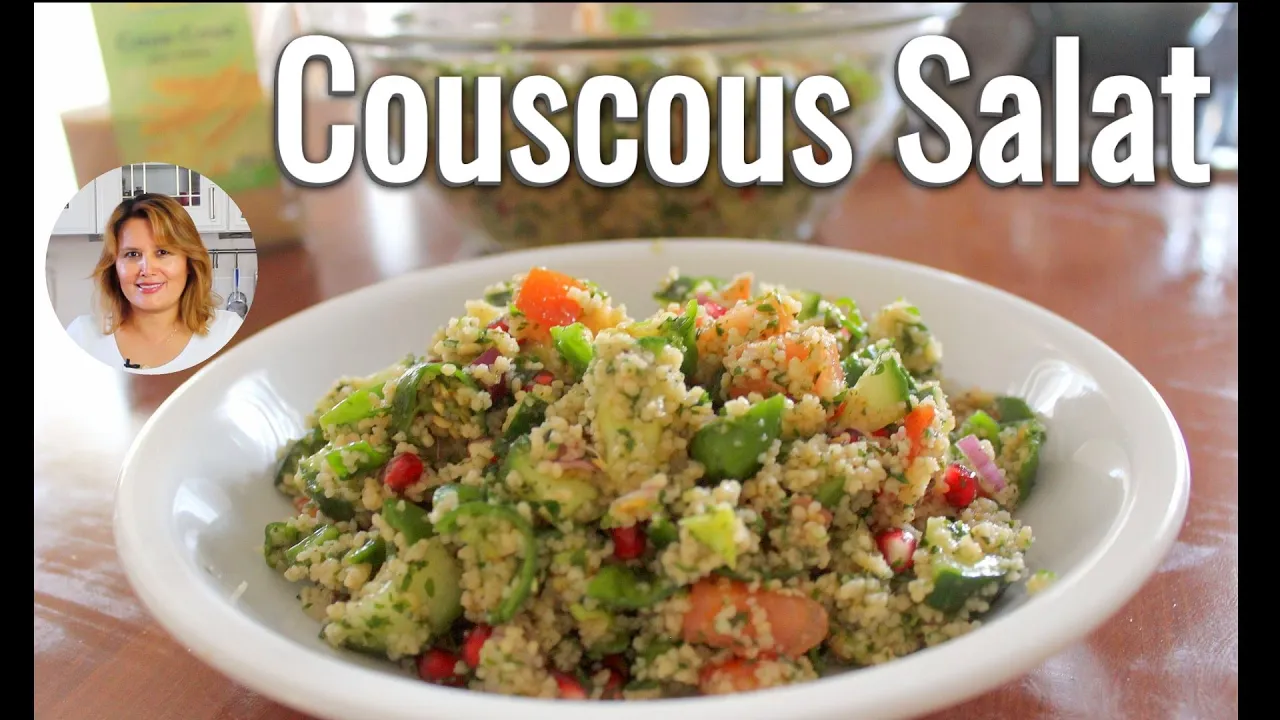 Marokkanischer Couscous | Couscous mit Hähnchenfleisch und Gemüse. 