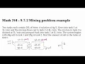 9 7 2 Mixing problem example