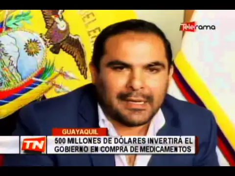 500 millones de dólares invertirá el gobierno en compra de medicamentos