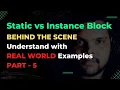 Static Block vs Anonymous Block in Java Static Keyword OOPS