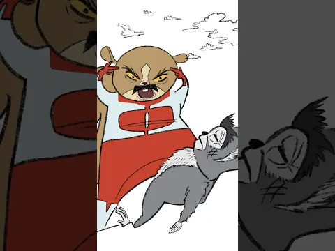 What if Mort was Ominiman ANIMATED?!? @CecilyDowney #animation #mickey #invincible #mort