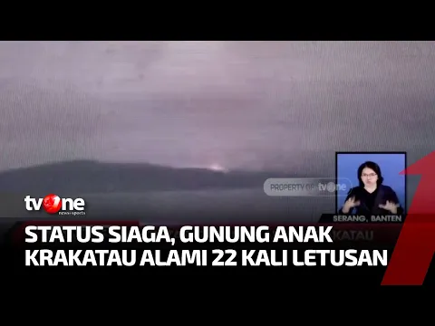 Terjadi 22 Letusan dalam Sepekan, Gunung Anak Krakatau Masih Berstatus Siaga