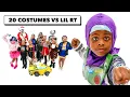 20 COSTUMES VS 1 RAPPER LIL RT