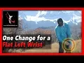 How to Get a Flat Left Wrist at Impact with Just One Change