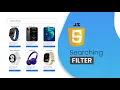 How to build Product Searching in Bootstrap 5 JavaScript build Card Searching in pure JavaScript