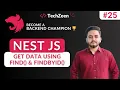 Nest JS Tutorial Get Data from MongoDB using find findById 2025