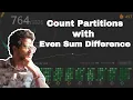 3432 Count Partitions with Even Sum Difference LeetCode