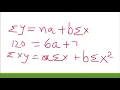 CURVE FITTING PART 1 FITTING OF LINEAR CURVE NUMERICAL AND STATISTICAL METHODS MATHS IV