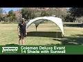 Coleman Event 14 Deluxe Shelter How To Setup Features Shown Review