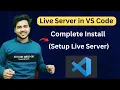 How to Download Install Live Server in VS Code Visual Studio Code Hindi Setup Live Server