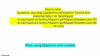 Lombok mapstruct binding