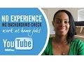 No Experience No Background Check Online Jobs