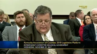 Tommy Turner follows up county needs with a laugh from legislators