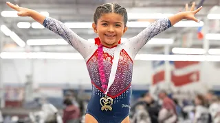 Abella's First Gymnastics Competition!!! (1st Place!!!)
