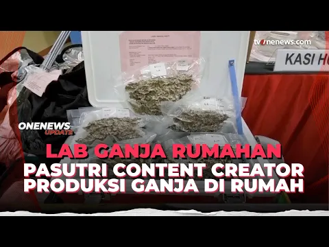 Polisi Bongkar Lab Ganja Rumahan di Jagakarsa, Pasutri Content Creator Diamankan