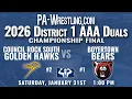 2026-01-31 Boyertown vs Council Rock South District 1-AAA duals final