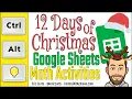 12 Days of Christmas - Guided Math Activity in Google Sheets