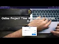 Online Project Time Management System in PHP DEMO