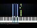 Ali Gatie - Running on My Mind (Piano Tutorial)