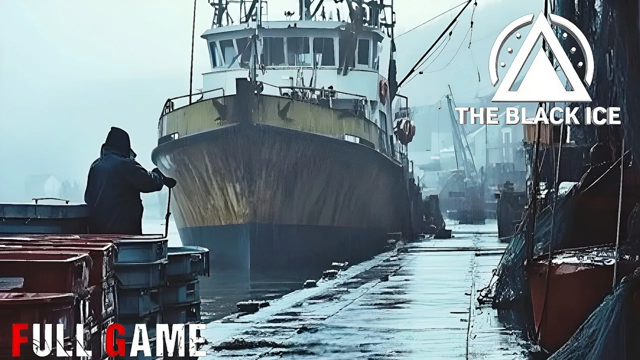 THE BLACK ICE _ New Beautiful Full Horror Game | Walkthrough Game | Longplay | no commentary | 4K