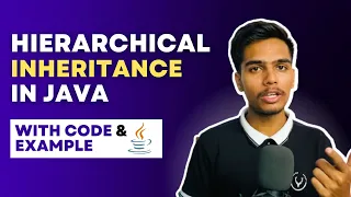 Hierarchical Inheritance in Java - Java OOPS Complete Course Indian Programmer