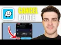How to Cancel a Route on Waze App 2026 Guide