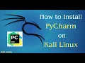 How to Install PyCharm on Kali Linux