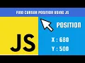 How to find Cursor s Position using JS Change BG on mouse-move Cool Coding Tamil