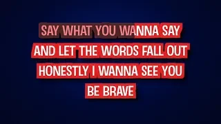 Download Sara Bareilles - Brave (Karaoke Version) MP3