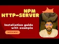 Node http server complete guide with example