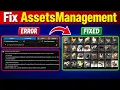 How to Fix Asset Management Add-on Error in Blender 100 Working Solution