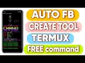 How to use Facebook Auto Create Account Tool Termux 2025 cracking Facebook account Termux