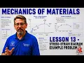 Mechanics of Materials Lesson 13 - Stress Strain Diagram Example Problem