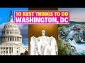 Top 10 BEST Things To Do In Washington D C Local Tips