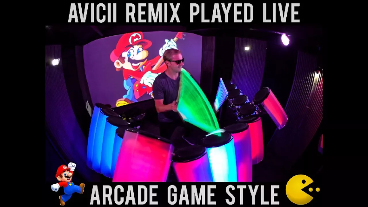 Avicii - Without You (AFISHAL Remix) ARCADE GAME STYLE