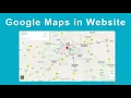 Google Maps use in Website using HTML and CSS Google Map add in Website