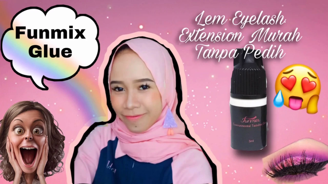 EYELASH EXTENSION SENDIRI PART 2|REVIEW NAGA GLUE TIDAK PERIH DIMATA. 