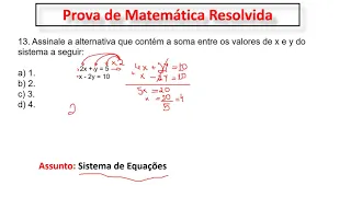 Sistema de Equações do 1º Grau: Matemática para Concursos Públicos