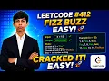 LeetCode Fizz Buzz Simulation Approach in C