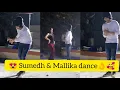 Latest Sumed \u0026 Mallika dancing together in beatking Style || Radhakrishna team Private 600 epi Party