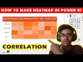 How to make correlation matrix or Heatmap in Power BI Learn With Ojha G