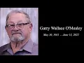 Garry Wallace O Mealey - Memorial Ceremony