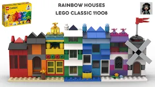 RAINBOW HOUSES Lego classic 11008 ideas How to build