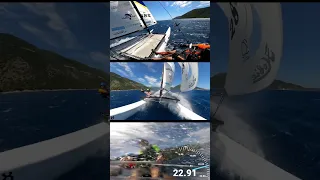 What does 26 knots look like on a Hobie 16?