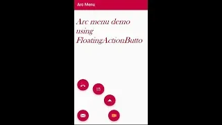 Arc Menu Demo in Android